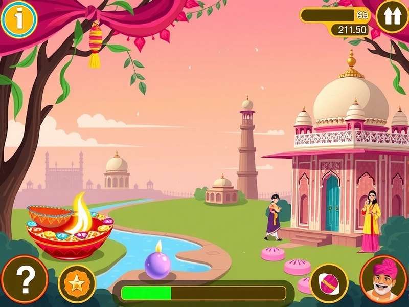 India Candy Adventure Diwali Festival Level