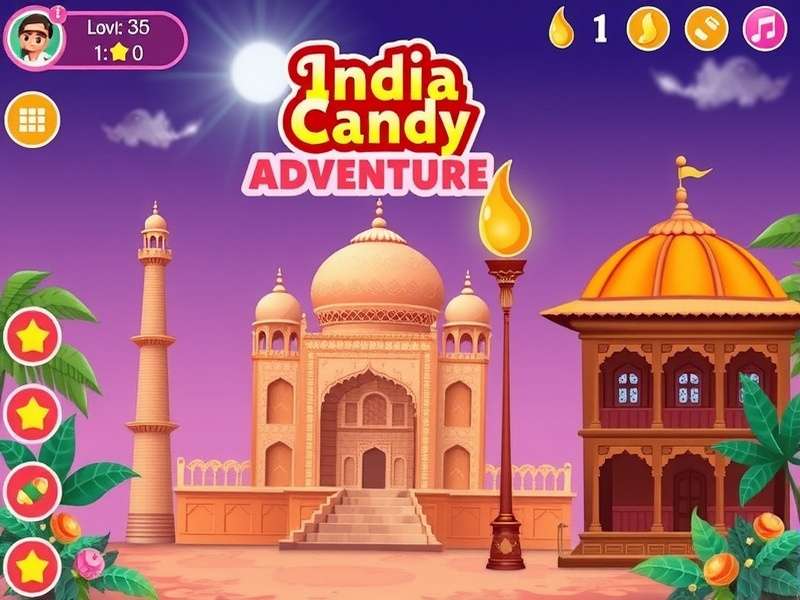 India Candy Adventure Game Screenshot